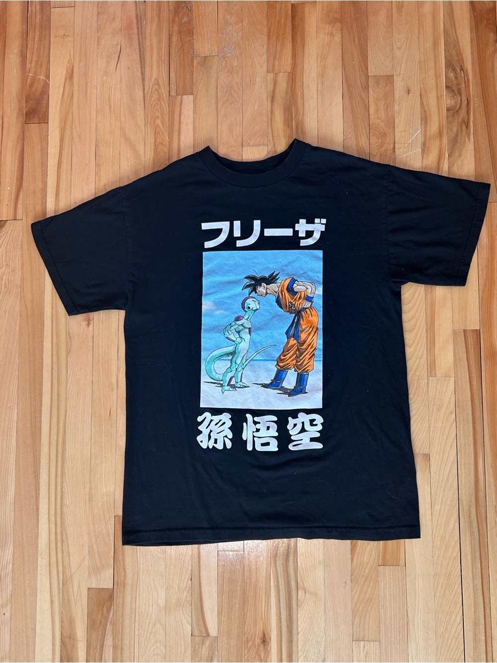 Black Dragon Ball Z Graphic Tee - Goku vs Frieza